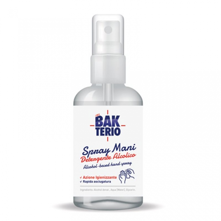 bakterio sanitizing hands spray ml.60